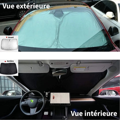 Pare-soleil Pliable avec Logo de Voiture