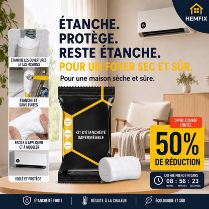 Mastic étanche – Flexible, résistant aux intempéries et facile à appliquer