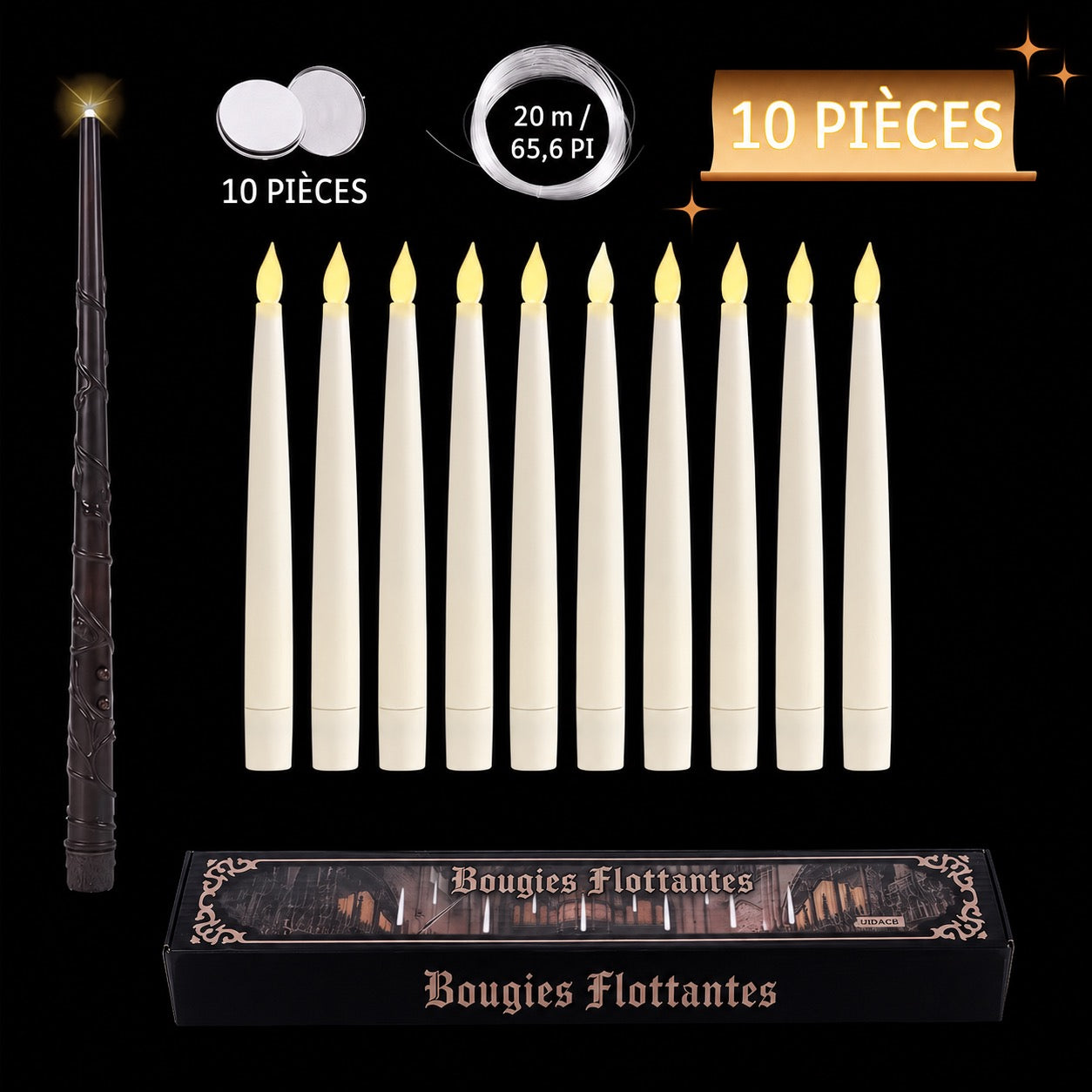 Bougies flottantes