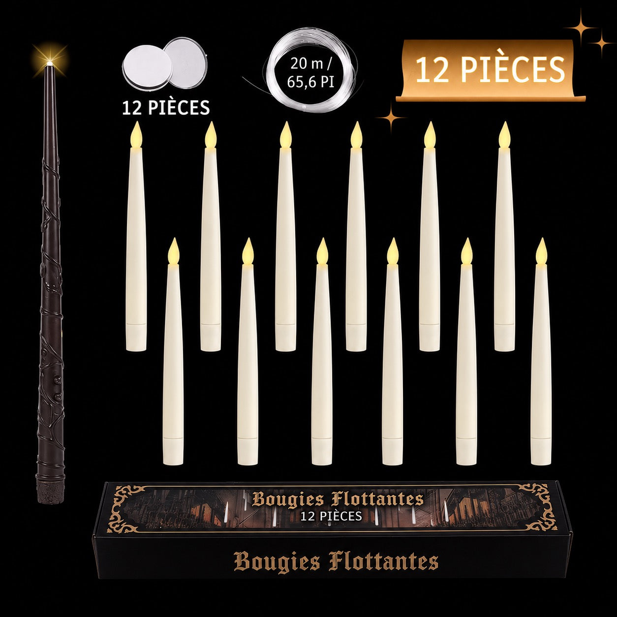 Bougies flottantes