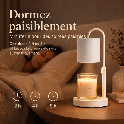 Lampe chauffe-bougie – parfum et ambiance sans flamme ouverte