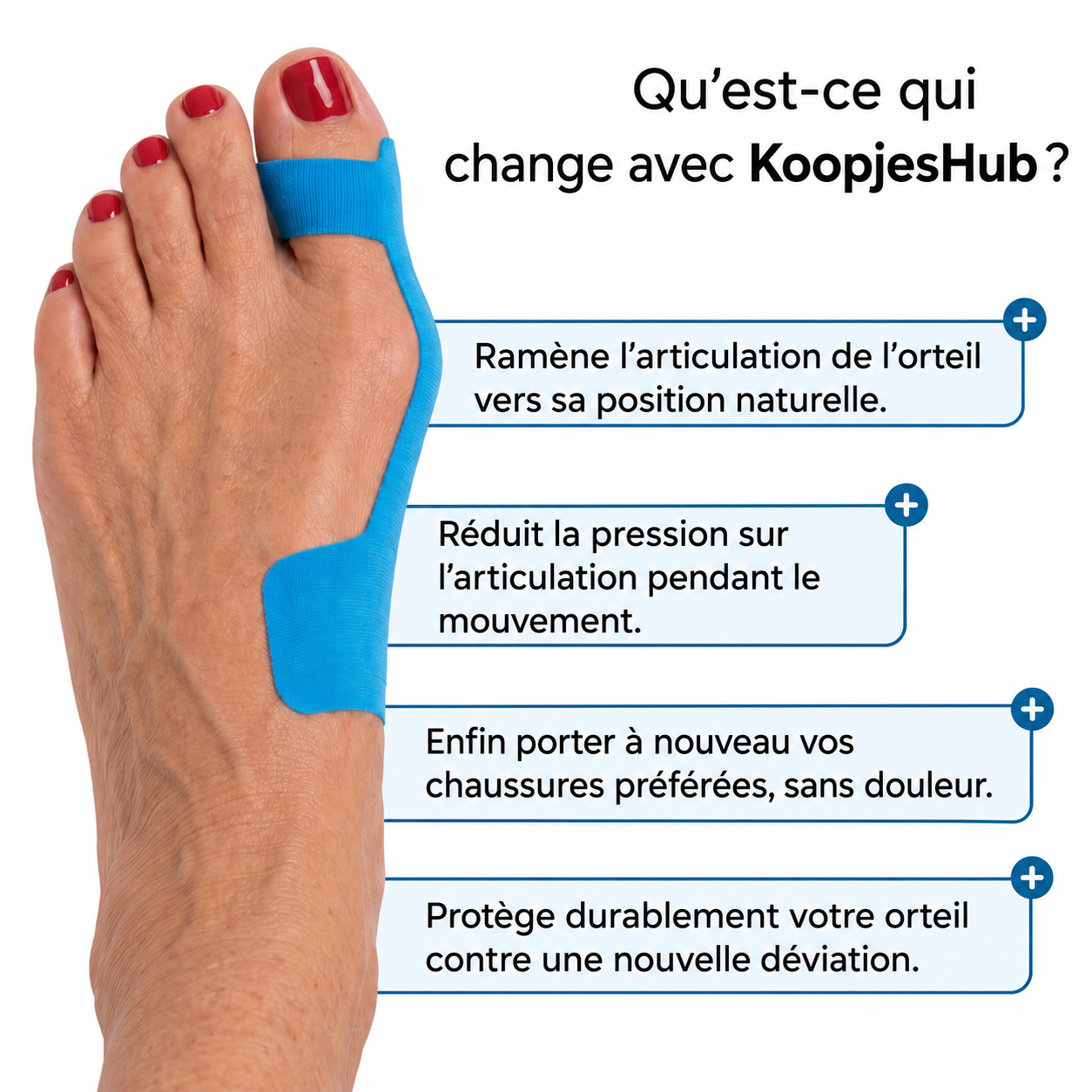 Bande correctrice Hallux Valgus