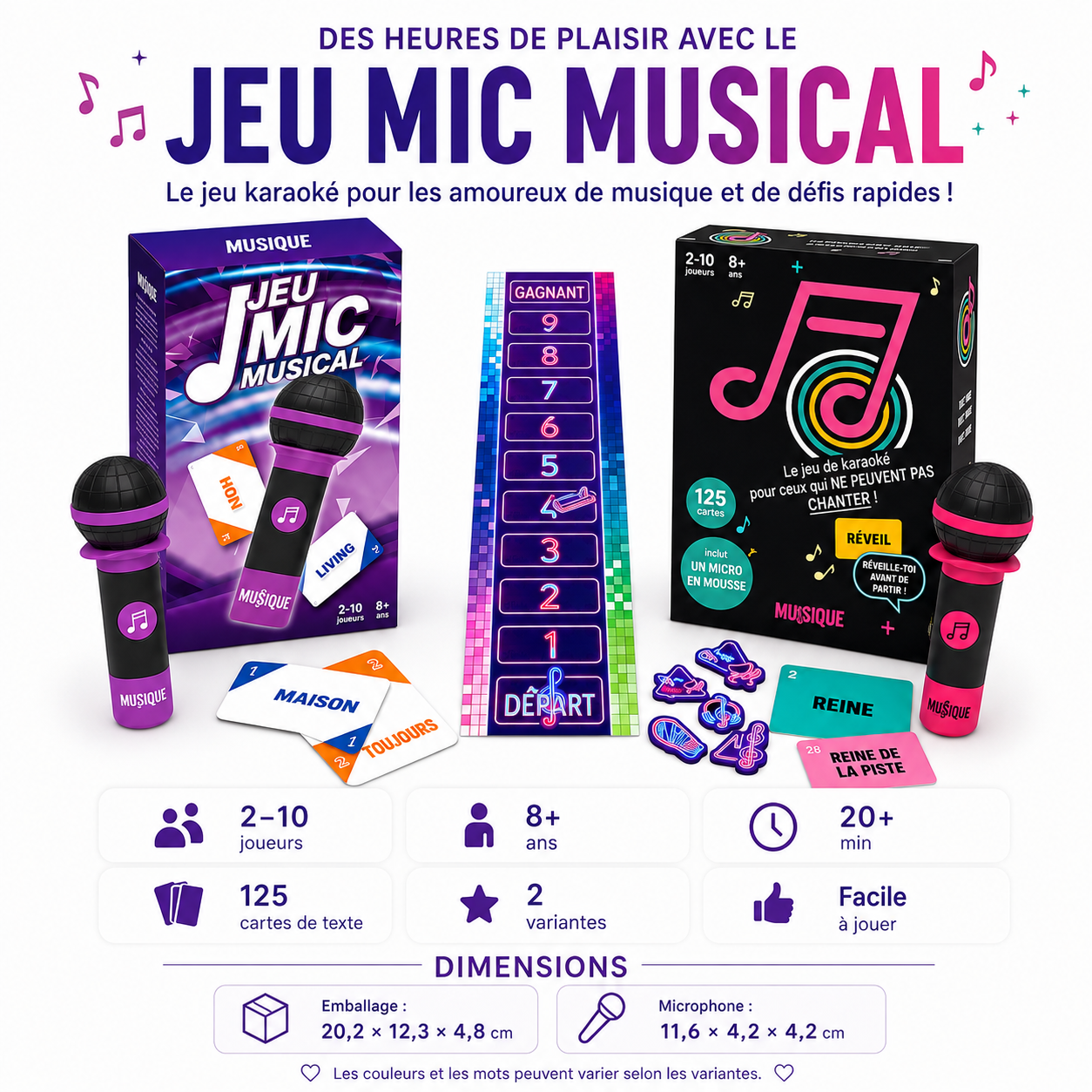 Jeu du Micro Musical – le jeu qui fait chanter tout le monde 🎤