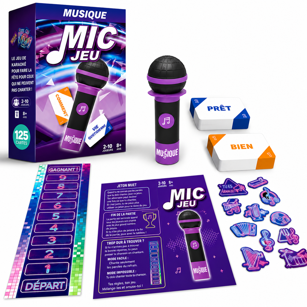 Jeu du Micro Musical – le jeu qui fait chanter tout le monde 🎤