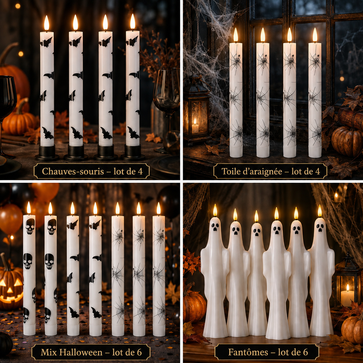 Éclairage LED Halloween avec télécommande