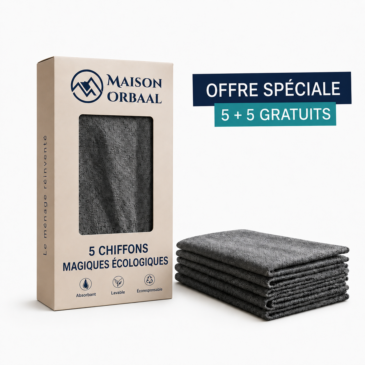 Lingettes magiques | 5 + 5 GRATUIT
