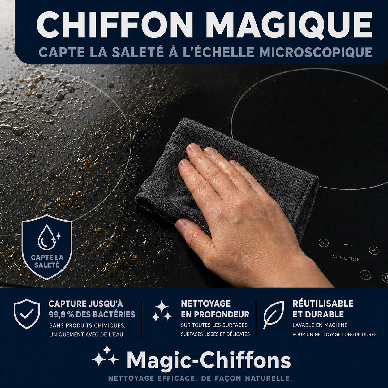 Lingettes magiques | 5 + 5 GRATUIT