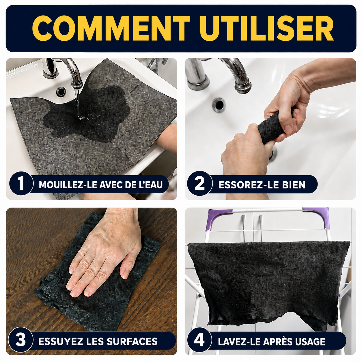 Lingettes magiques | 5 + 5 GRATUIT