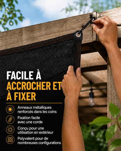 Filet solaire et brise-vue