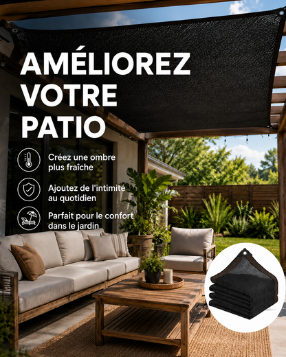 Filet solaire et brise-vue