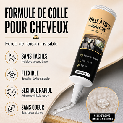 Colle pour réparation de ciel de toit automobile – forte adhérence pour des réparations rapides de l’intérieur