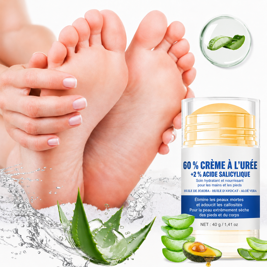 Crème hydratante et anti-crevasses pour les pieds