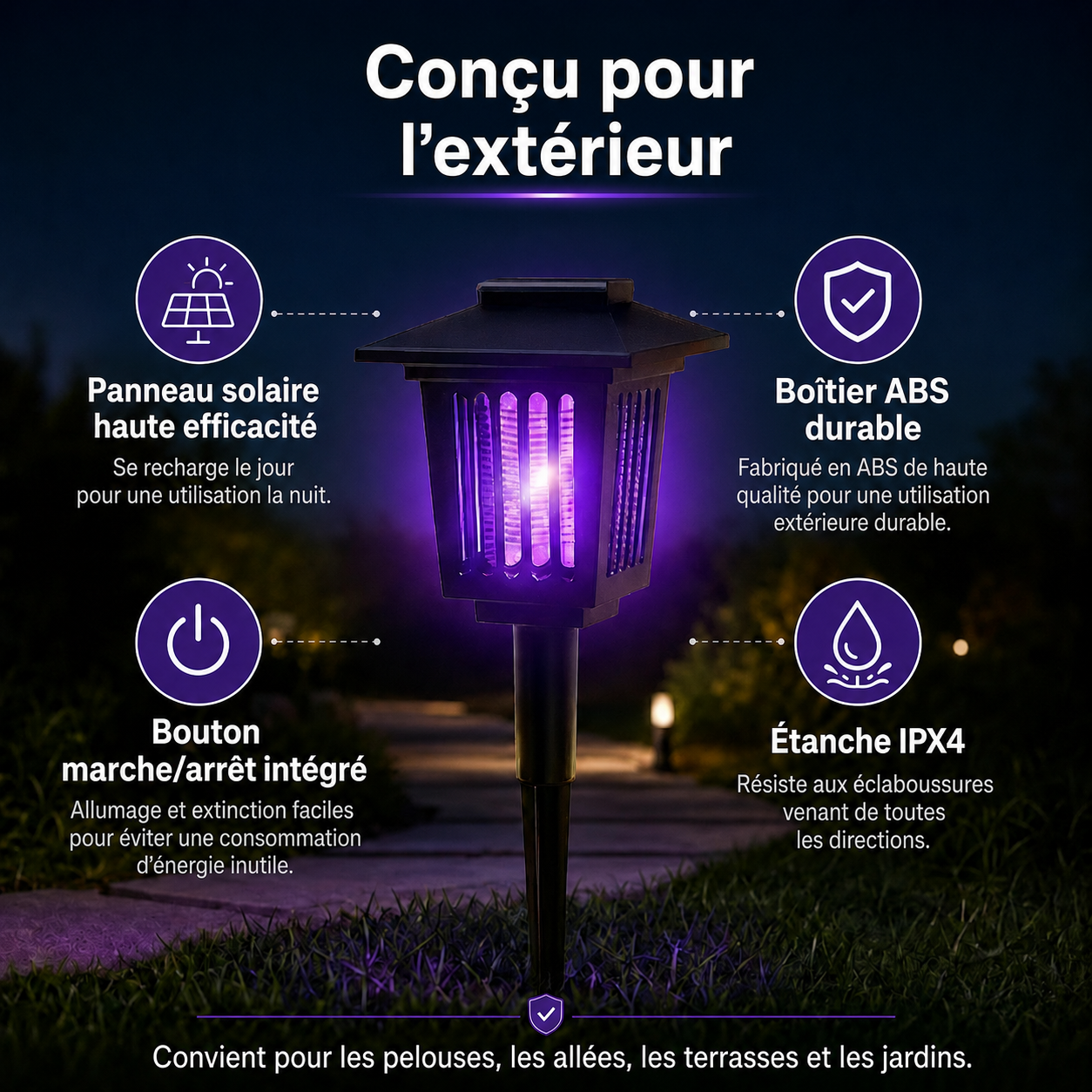 Lampe anti-moustiques