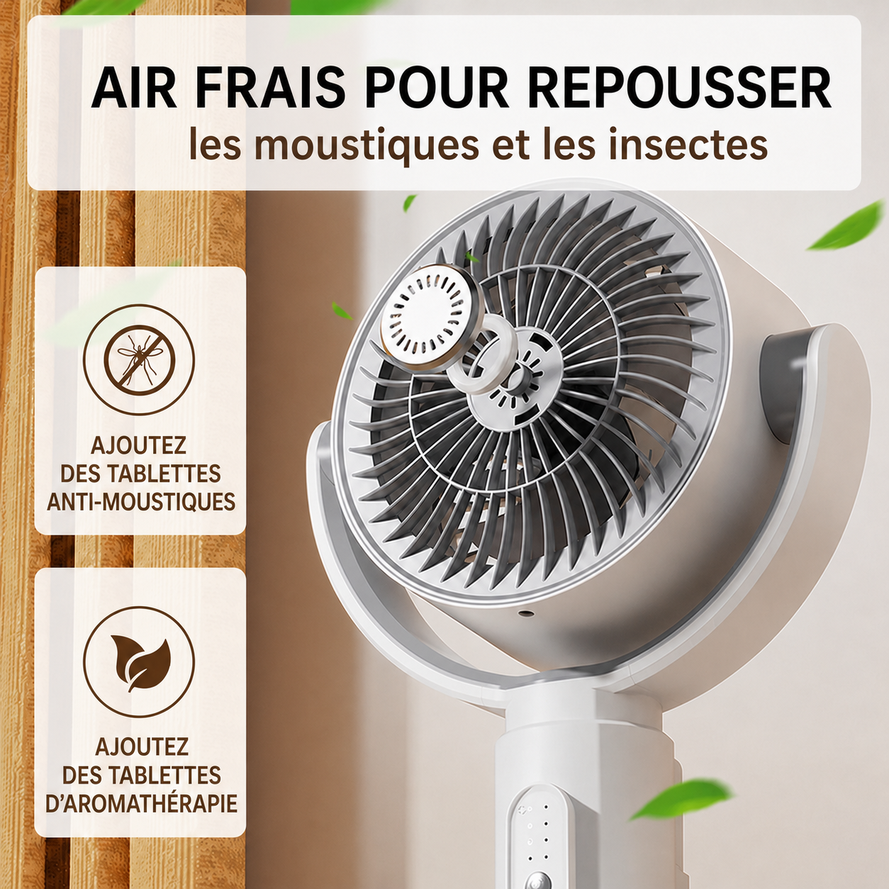 Ventilateur sur pied motorisé