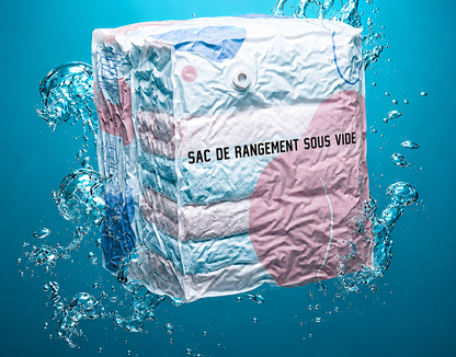 Sacs de rangement sous vide 3D sans pompe