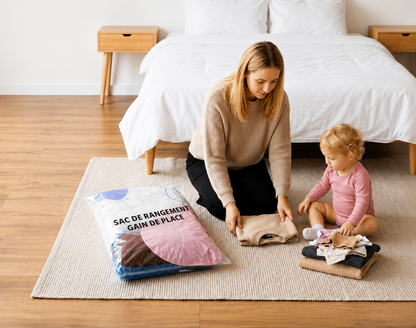 Sacs de rangement sous vide 3D sans pompe