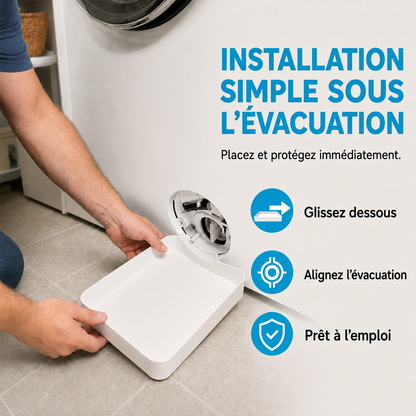 Bac de récupération pour machine à laver