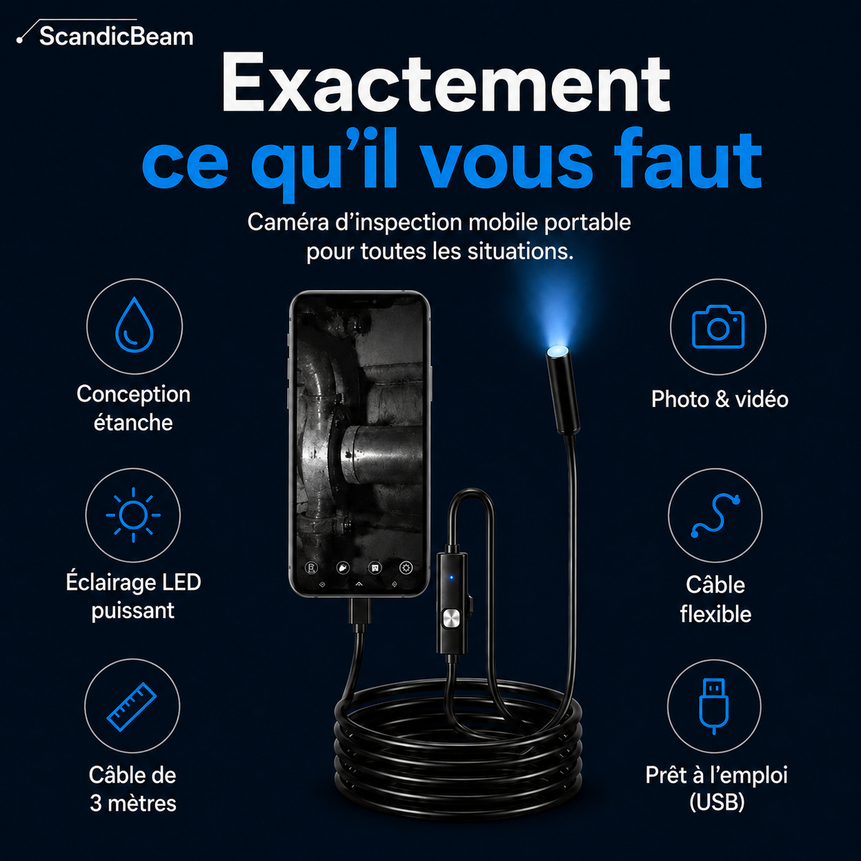 ClearBeam™ – Voyez ce que vous ne voyez normalement jamais