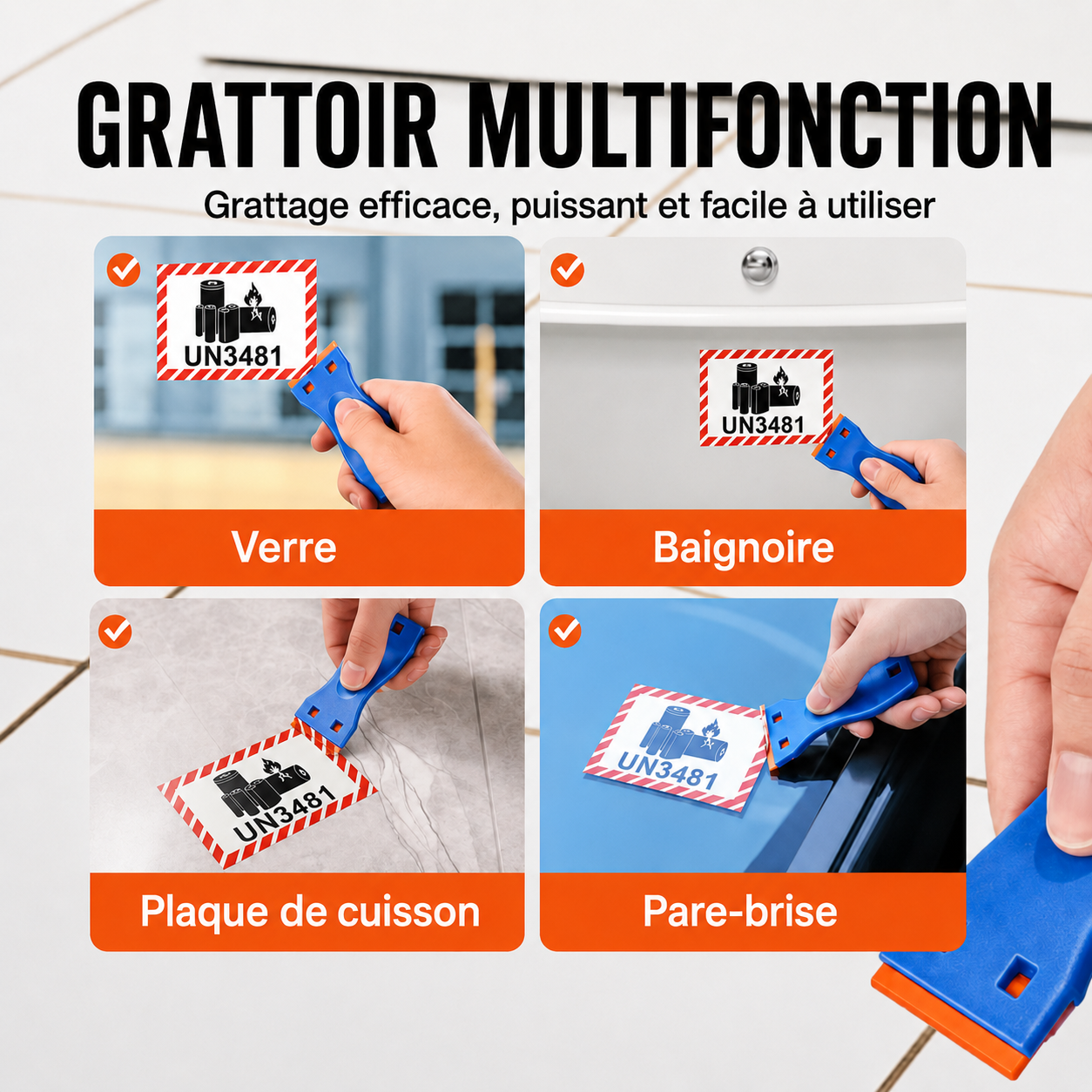 Grattoir de précision