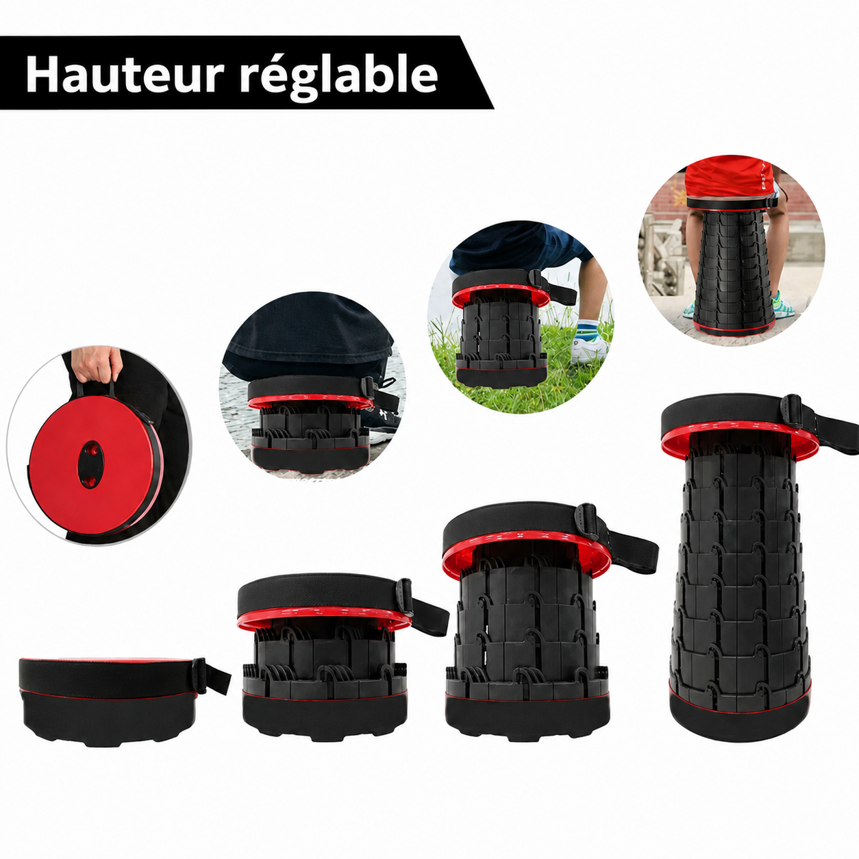 FlexiSit – Votre siège portable, toujours à portée de main