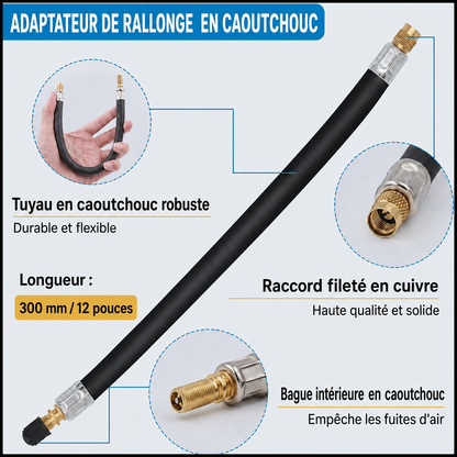 Rallonge de valve universelle