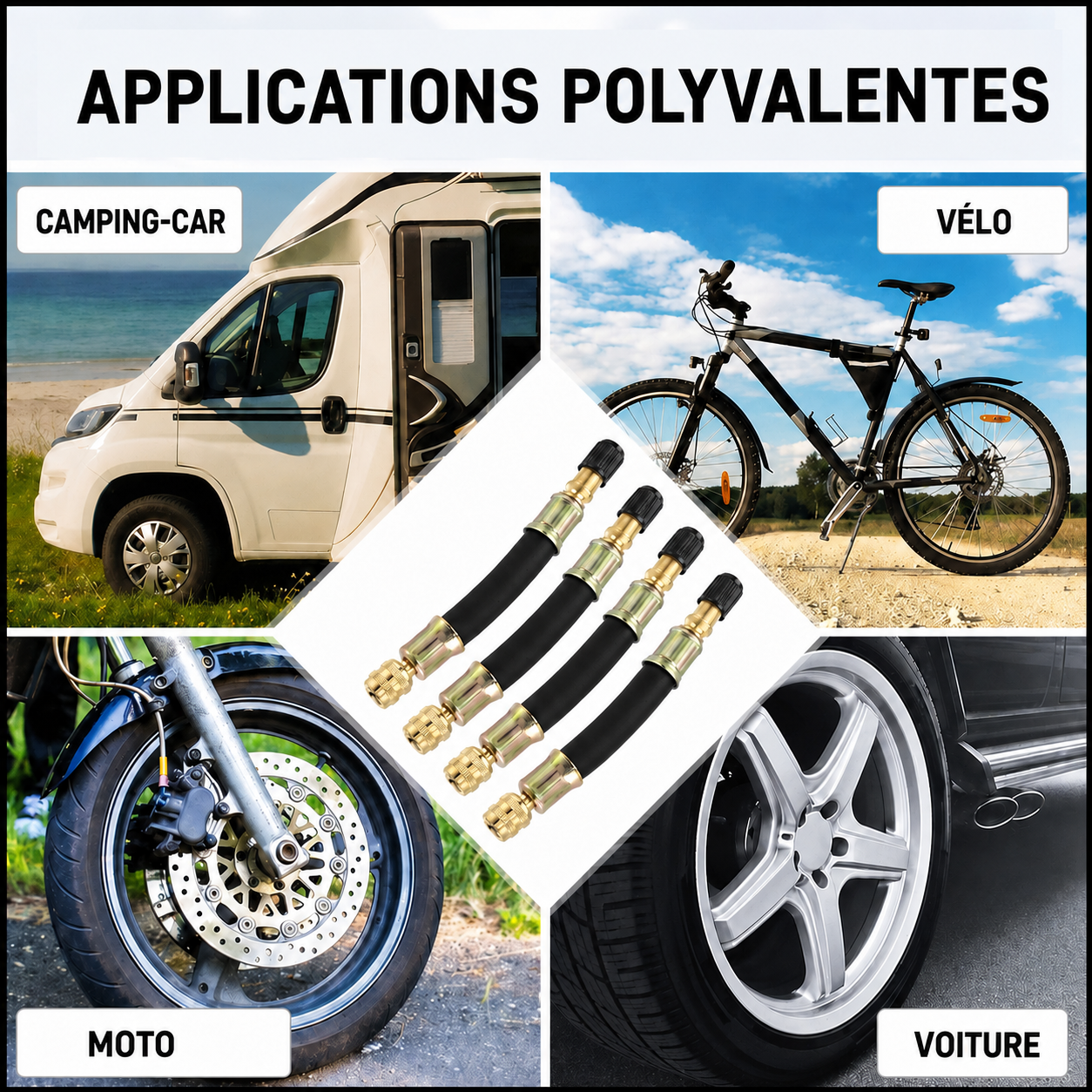 Rallonge de valve universelle