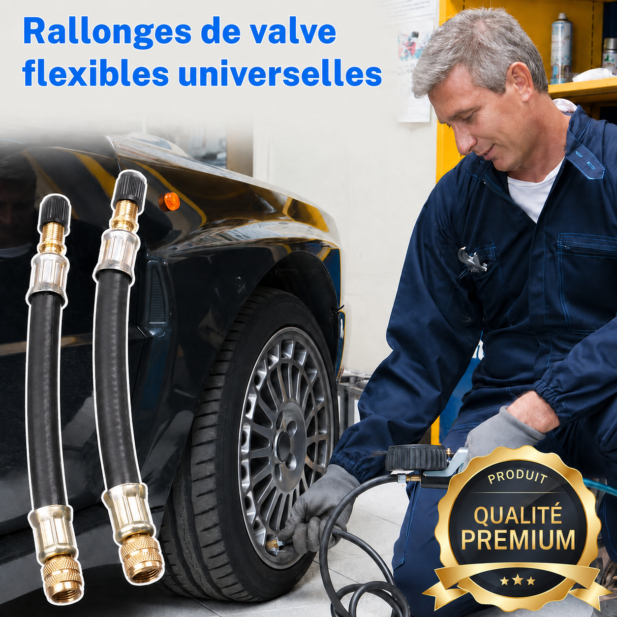 Rallonge de valve universelle