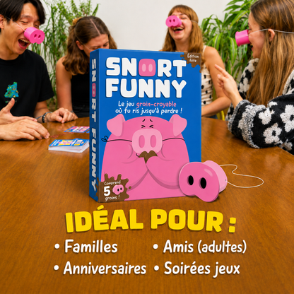 Pigsniff – Le jeu où il est interdit de rire