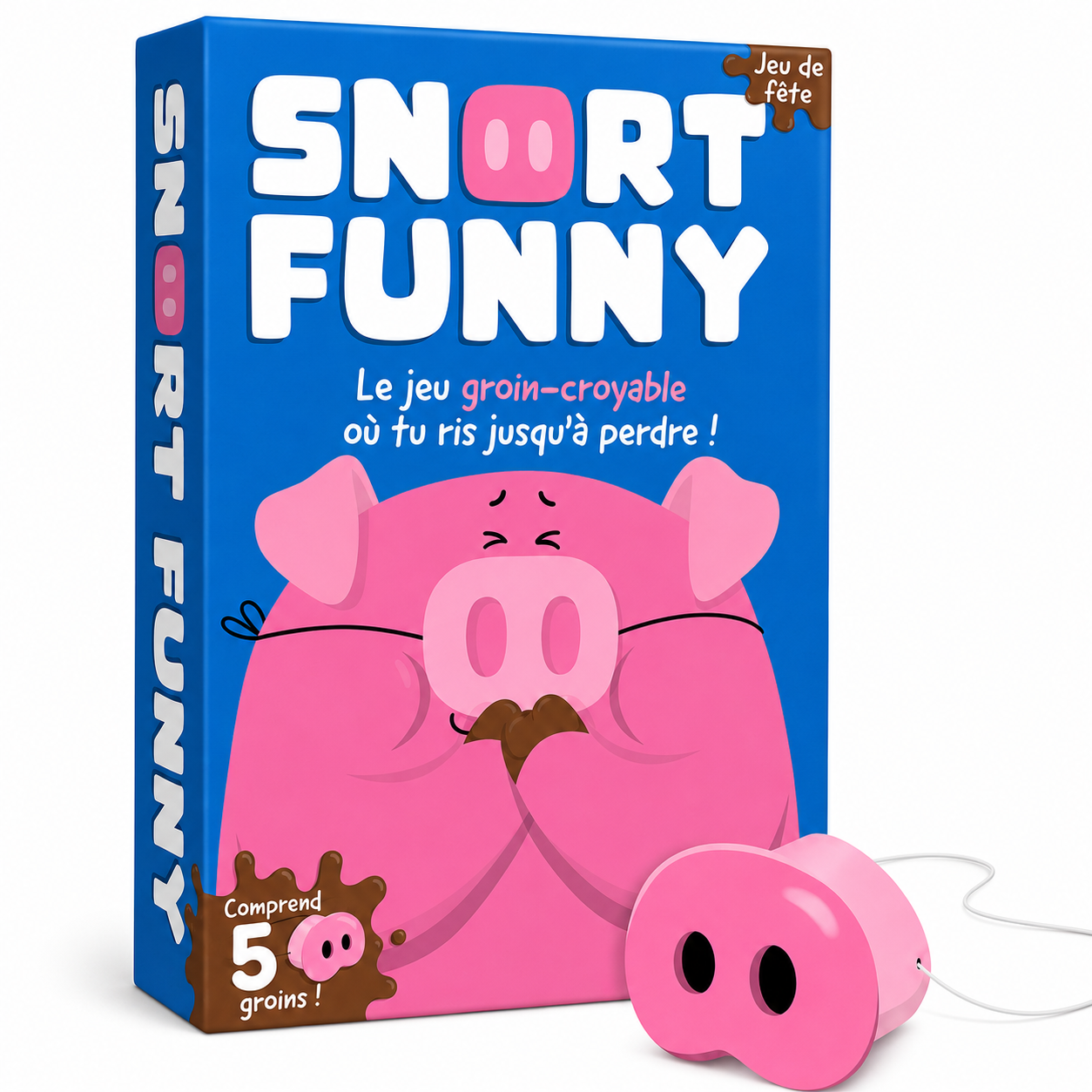 Pigsniff – Le jeu où il est interdit de rire