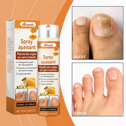 Spray au venin d’abeille contre les mycoses des ongles