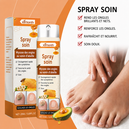 Spray au venin d’abeille contre les mycoses des ongles