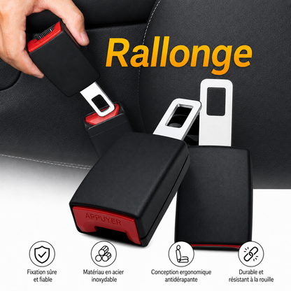 Rallonge de ceinture de sécurité auto