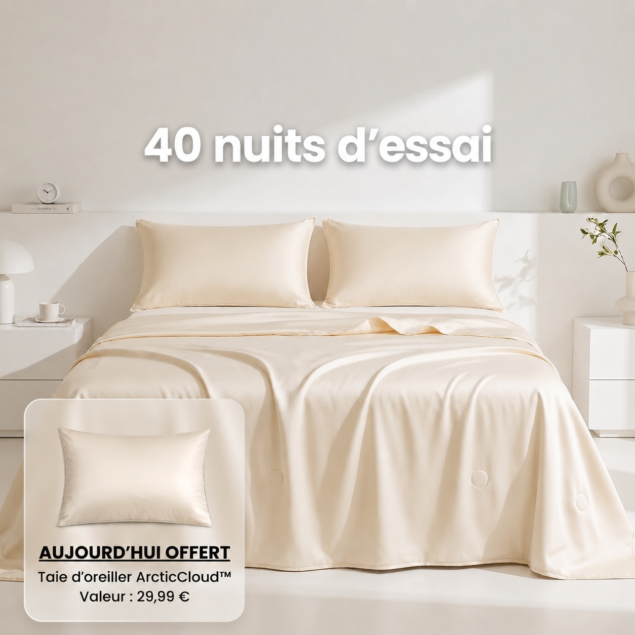 ArcticSilk® - Couverture rafraîchissante en soie glacée