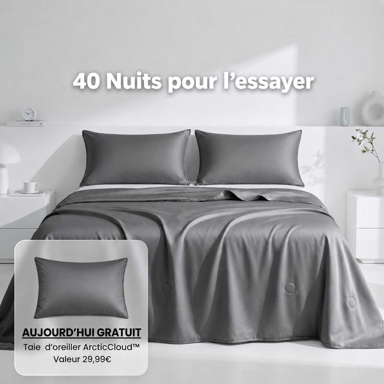 ArcticSilk® - Couverture rafraîchissante en soie glacée
