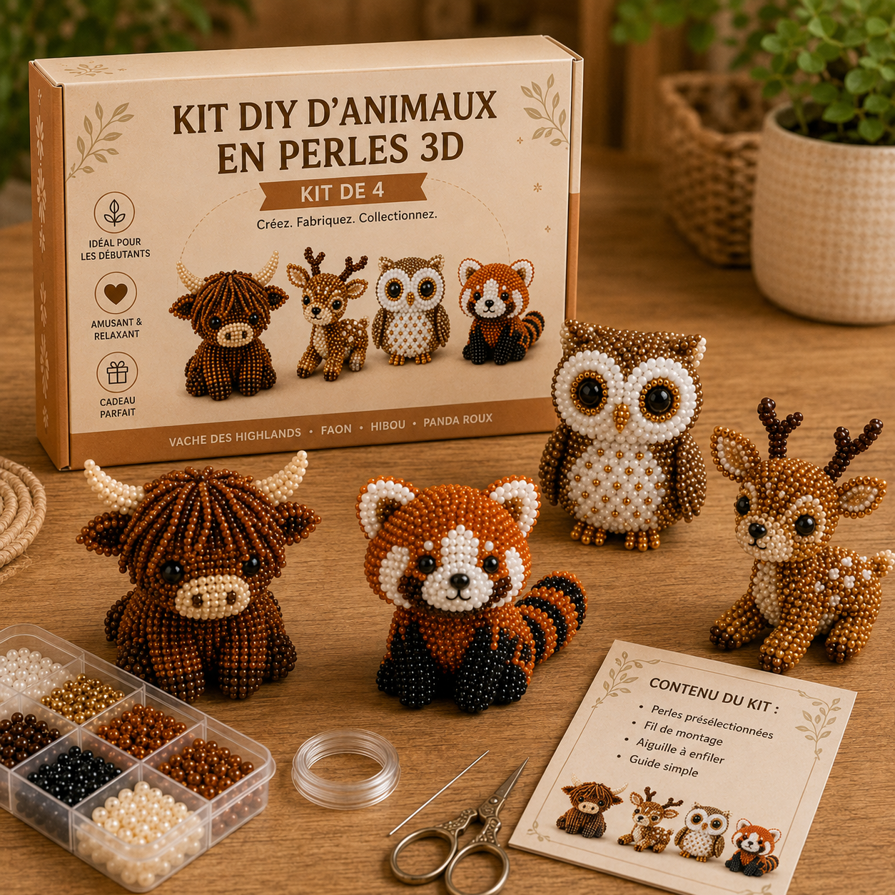 Perles et bricolage : Amis animaux