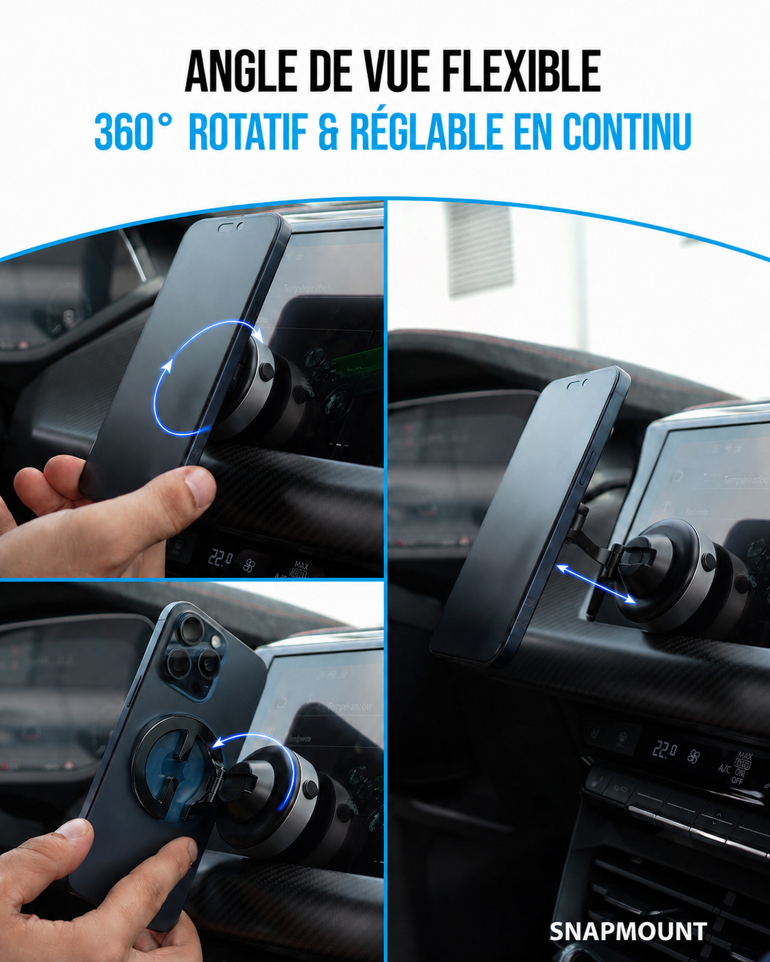 Support de téléphone SnapMount