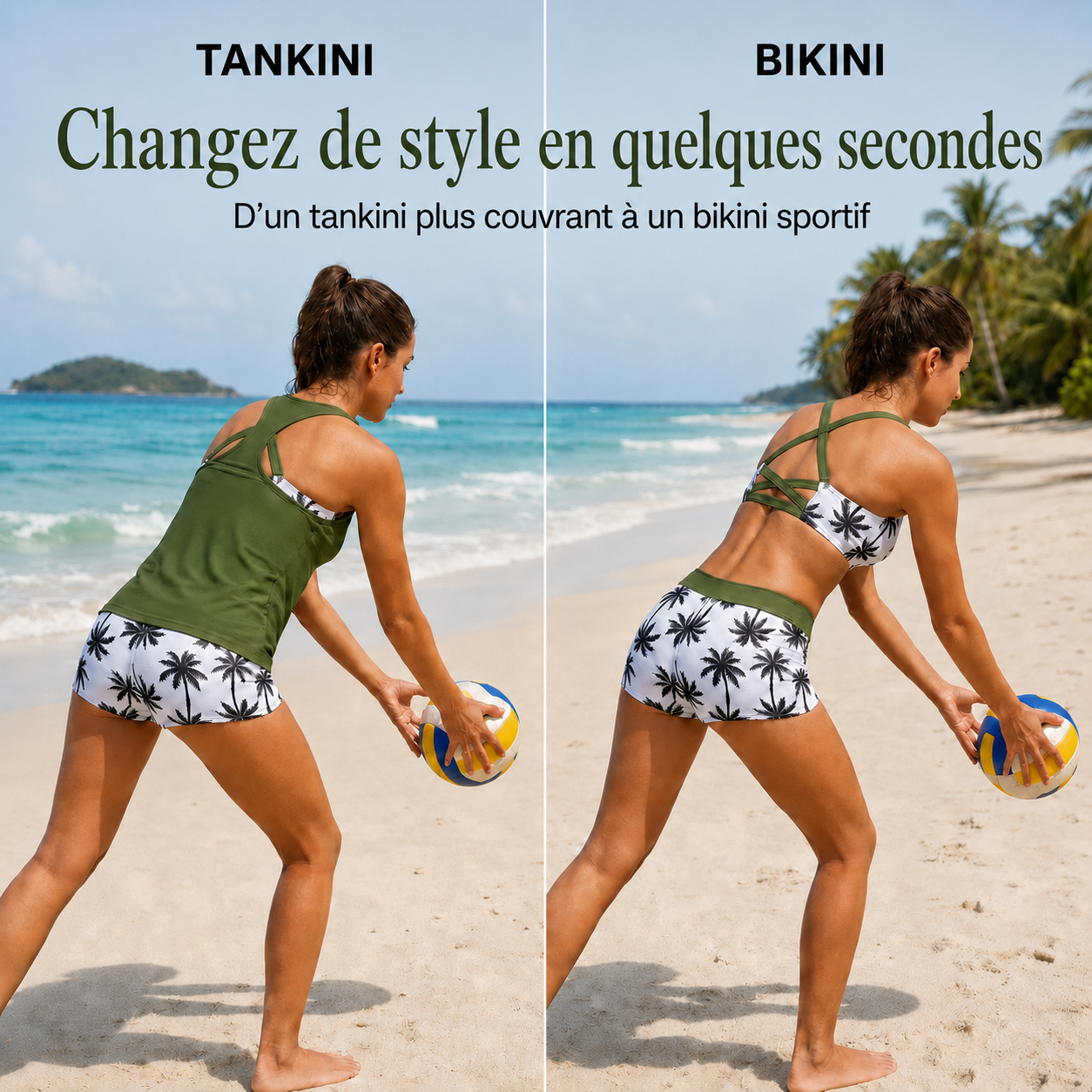 Tankini d’été actif