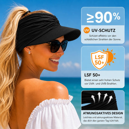 Soléa Visière Solaire – Protection solaire élégante pour la peau et les cheveux, pour des journées d’été confortables