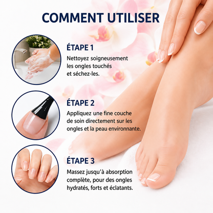 Soin nourrissant des ongles pour les mains et les pieds