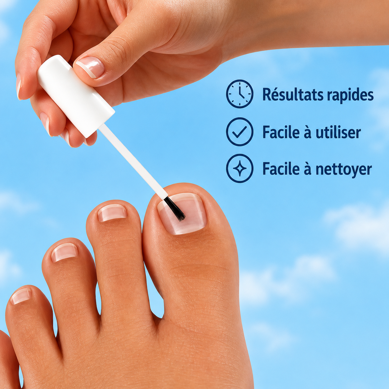 Soin nourrissant des ongles pour les mains et les pieds