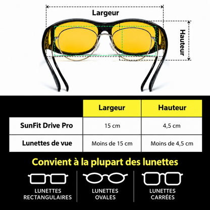 Sun Fit™ Lunettes de conduite de nuit