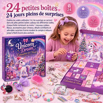 Calendrier de l’Avent Rêves de Licorne