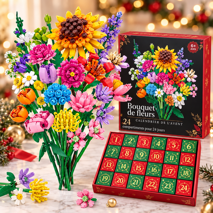 Calendrier de l’Avent Bouquet de Fleurs – Créez votre propre bouquet magique pour Noël