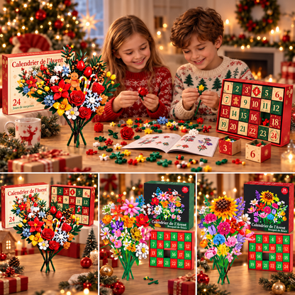 Calendrier de l’Avent Bouquet de Fleurs – Créez votre propre bouquet magique pour Noël