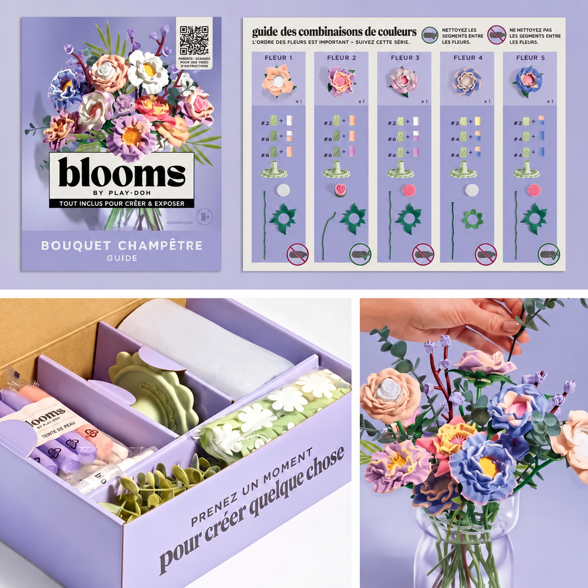 Créer un bouquet de fleurs avec les fleurs Blooms Meadow