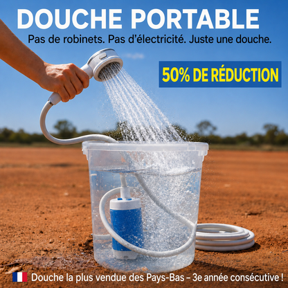 Pompe à eau portable : kit avec tuyau et pulvérisateur