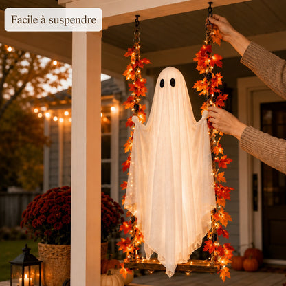 La balançoire fantôme avec éclairage LED – la nouveauté Halloween incontournable de cette année !