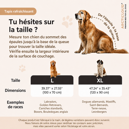 ArcticCloud® - Tapis rafraîchissant pour chien (1+1 OFFERT)