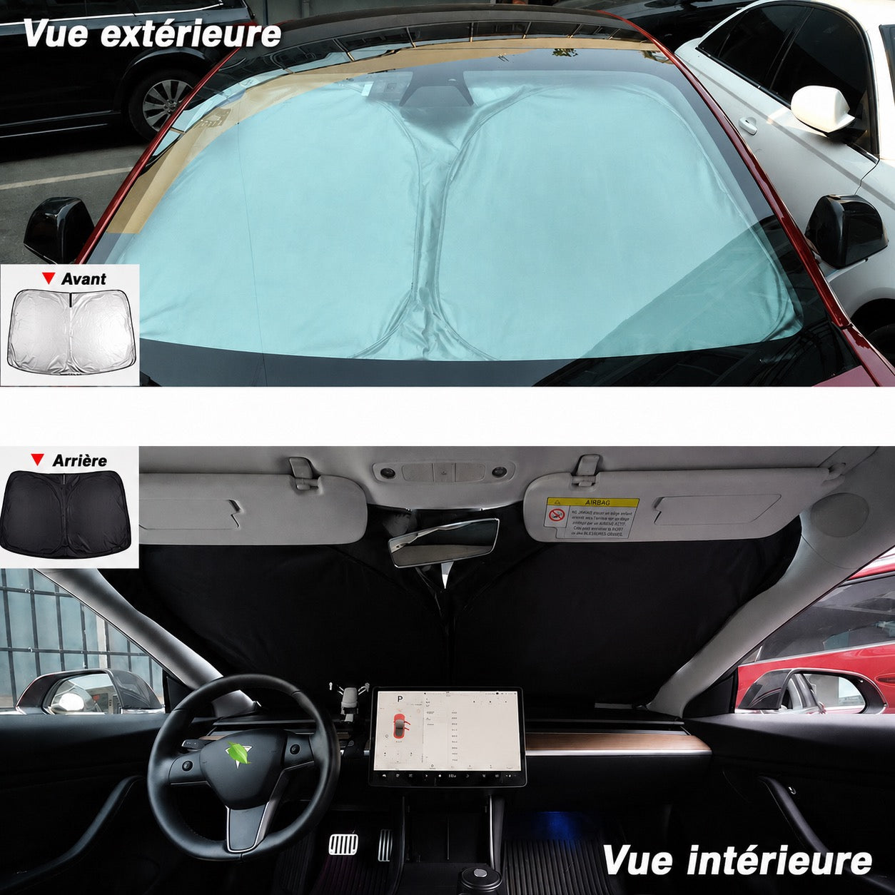 Pare-Soleil de Voiture Sans Logo