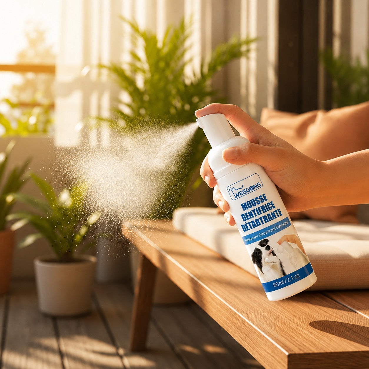 Spray Éliminateur de Tartre pour Animaux de Compagnie